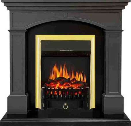 Royal Flame Каминокомплект Langford - Серый графит с очагом Fobos FX Brass