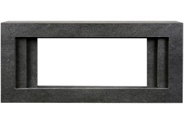 Каминокомплект Line 42 Dark Grey (Разборный) - Темный серый с очагом Vision 42 LOG LED
