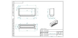 Биокамин Flagman 700 Long (ZeFire)