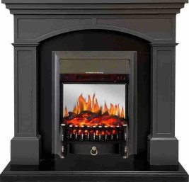 Royal Flame Каминокомплект Langford - Серый графит с очагом Fobos FX M Black