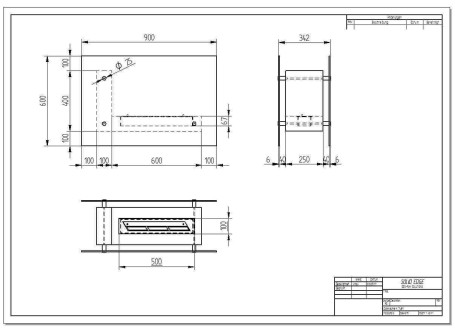 Биокамин Fidero 900 белый (ZeFire)