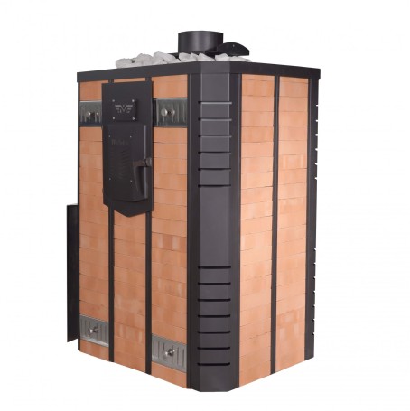 Печь для русской бани Тройка № 06 в готовой кирпичной облицовке (10-18м3)