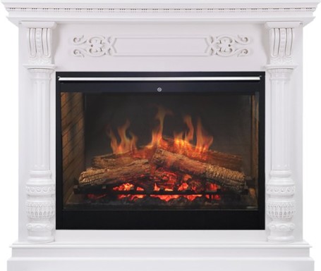 Каминокомплект Nation - Белый дуб с очагом Symphony 30'' DF3020-INT