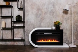Royal Flame Портал Basel R - Белый с черным