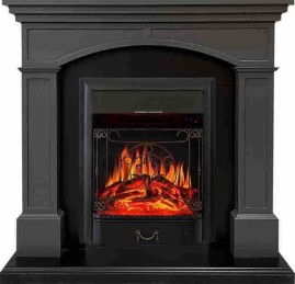 Royal Flame Каминокомплект Langford - Серый графит с очагом Majestic FX Black