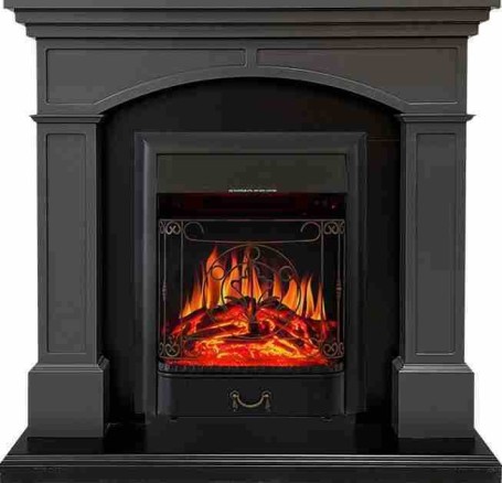 Royal Flame Каминокомплект Langford - Серый графит с очагом Majestic FX Black