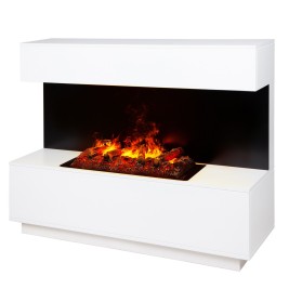 Электрокамин RealFlame Modern CST630 WT белый с очагом 3D Cassette 630
