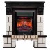 Электрокамин RealFlame Stone AO с очагом Majestic Lux BL, пульт ДУ