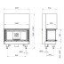 Каминная топка 3VFD 1200G (Stav)