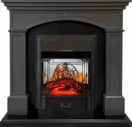 Royal Flame Каминокомплект Langford - Серый графит с очагом Majestic FX M Black