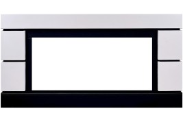 Каминокомплект Modern 42 (Разборный) - Белый с черным с очагом Vision 42 LOG LED