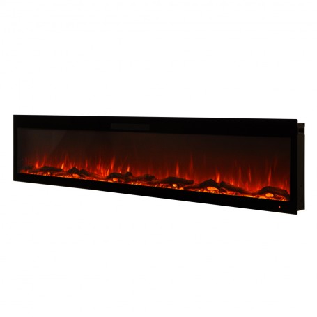 Электроочаг RealFlame Diamond 84, с муляжом дров и кристаллами