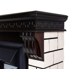 Электрокамин RealFlame Stone AO с очагом Fobos Lux Black
