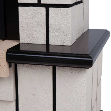 Электрокамин RealFlame Stone AO с очагом Fobos Lux Black