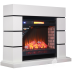 Портал для электрокамина INTER-FLAME Норд под Jupiter LED GLS Antares 31 LEDFX Quartz черный