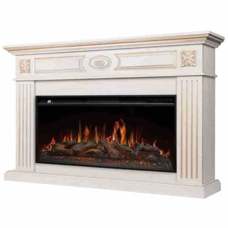 Портал для электрокамина Electrolux Siena 42/40/36, слоновая кость с золотой патиной