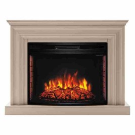 Электрокамин RealFlame Weston 33 BG кашемир с очагом Firespace 33 S IR
