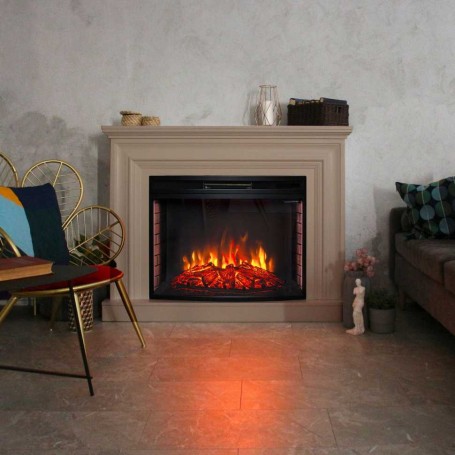 Электрокамин RealFlame Weston 33 BG кашемир с очагом Firespace 33 S IR