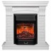 Электрокамин RealFlame Jazz WT белый с очагом Majestic Lux Black