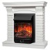 Электрокамин RealFlame Jazz WT белый с очагом Majestic Lux Black