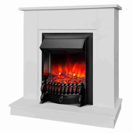 Электрокамин RealFlame Nord WTM с очагом Fobos Lux Black без пульта