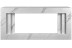 Каминокомплект Line 42 SFT White Marble (Разборный) - Белый мрамор с очагом Vision 42 LED
