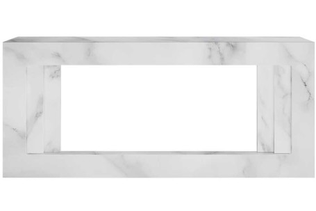 Каминокомплект Line 42 SFT White Marble (Разборный) - Белый мрамор с очагом Vision 42 LED