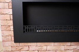 Решетка декоративная "Город" для биокамина Standart 825 для встраивания в портал (ZeFire)