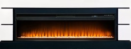 Каминокомплект Modern 60 (Разборный) - Белый с черным с очагом Vision 60 LED