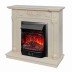 Электрокамин RealFlame Dacota WT белый дуб с очагом Majestic Lux Black RC