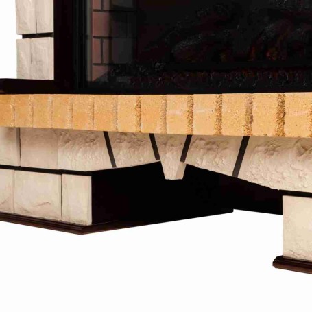 Электрокамин RealFlame Stone Coner 26 AO с очагом 3D Novara