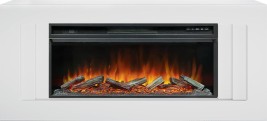Каминокомплект Line 42 (Разборный) - Белый (Высота 644 мм) с очагом Vision 42 LOG LED