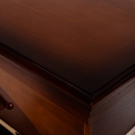 Электрокамин RealFlame Neapolis NT орех с очагом Fobos Lux Black