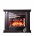 Портал для электрокамина INTER-FLAME Джениус под Panoramic 25 темный дуб