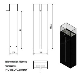 Биокамин Kratki ROMEO