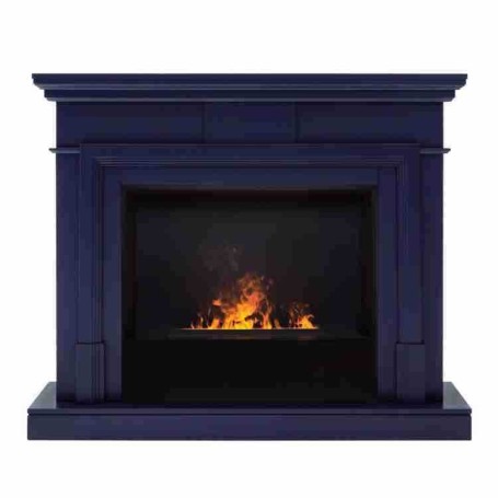 Электрокамин RealFlame Marco 25,5/26 NB индиго с очагом 3D Cassette 630 Black Panel