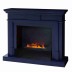 Электрокамин RealFlame Marco 25,5/26 NB индиго с очагом 3D Cassette 630 Black Panel