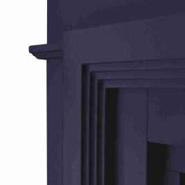 Электрокамин RealFlame Marco 25,5/26 NB индиго с очагом 3D Cassette 630 Black Panel