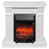 Электрокамин RealFlame Jazz WT белый с очагом Fobos Lux Black