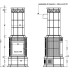 Печь BELLA ROSA KLASSIK 3 ECOplus, java 493, рамка хром + обводка (Hark)