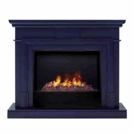 Электрокамин RealFlame Marco 25,5/26 NB индиго с очагом 3D Cassette 630