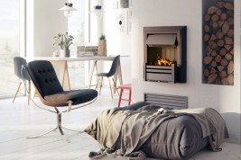 Электрокамин BROOKLINE BLACK (Dimplex)