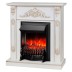 Электрокамин RealFlame Anita WT дуб белый с золотой патиной с очагом Fobos Lux Black