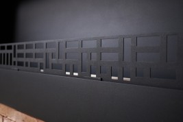 Решетка декоративная "Город" для биокамина Standart 620 для встраивания в портал (ZeFire)