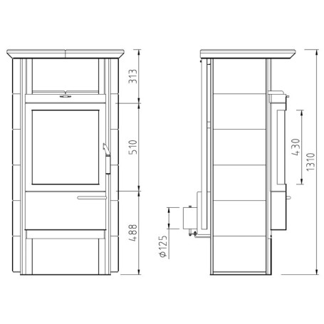 Печь 17 NH GT ECOplus, титан/стеатит (Hark)
