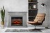 Каминокомплект Coventry Graphite Grey - Серый графит с очагом Emerald 28
