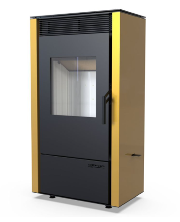 Печь DEFRO HOME VIVA 6кВт, золотая сталь