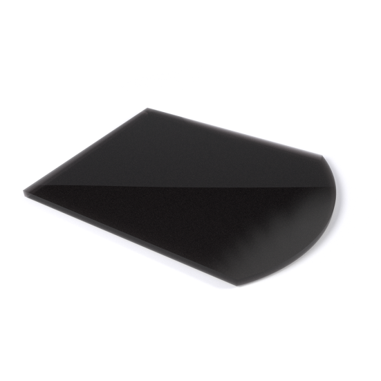 Лист стеклянный напольный Черный (Black) (1100х850х8мм) СП-5