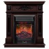Электрокамин RealFlame Lilian DN орех с очагом Majestic Lux Black RC