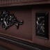 Электрокамин RealFlame Lilian DN орех с очагом Majestic Lux Black RC